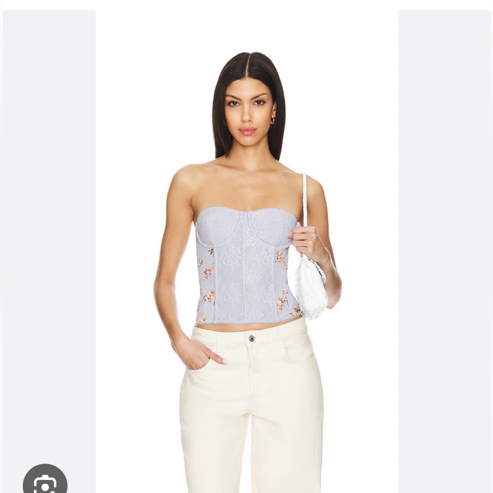 2/$40 We Wore What Vintage Rose Corset